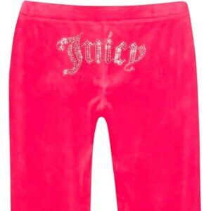 Juicy Couture Women's Plus Size Bling Velour Track Pants
